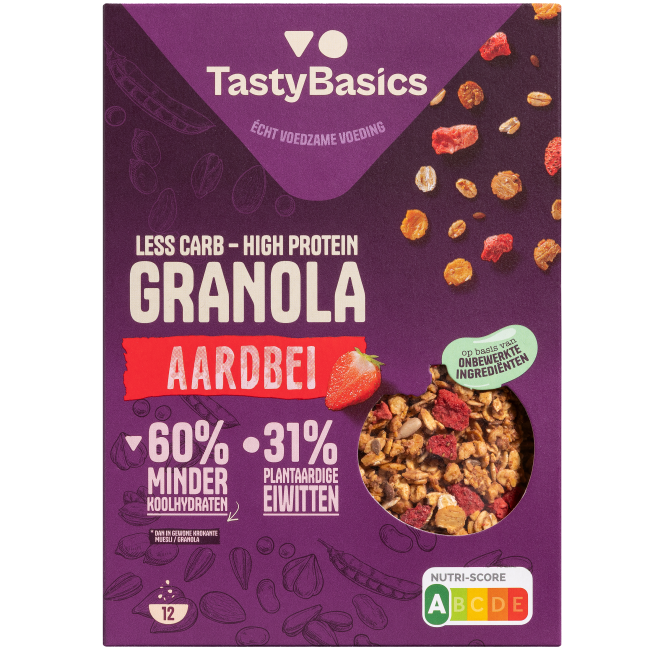 granola aardbei